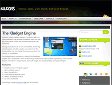 Tablet Screenshot of kludgets.com